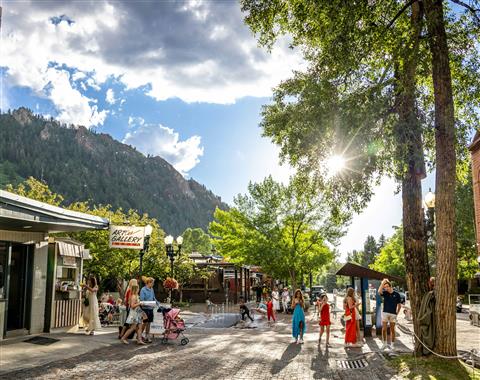 Downtown Aspen during the Saturday Market