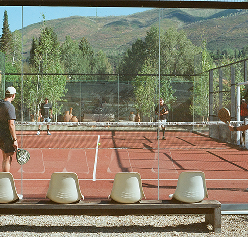 Players on Brisas Padel Court
