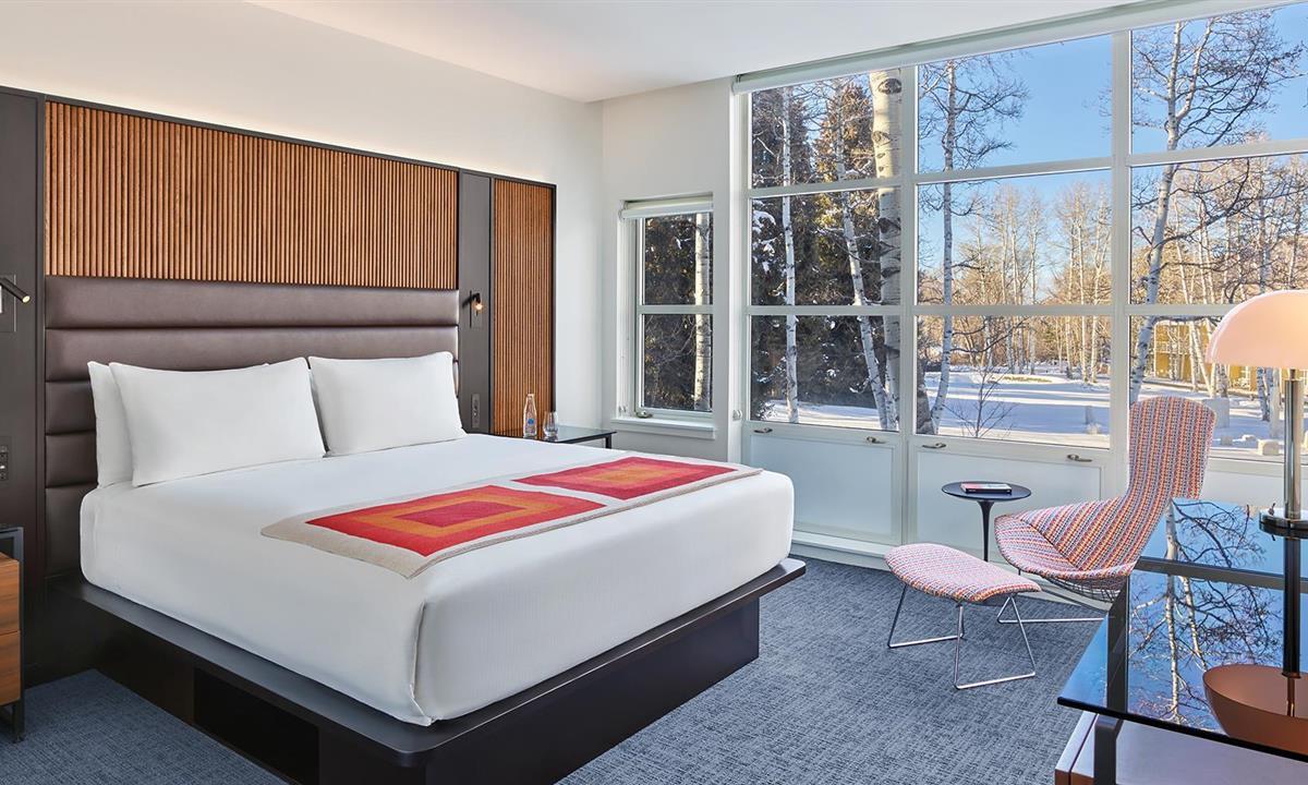 view of hotel bedroom