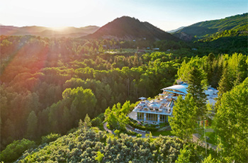 Aspen Meadows in the summer