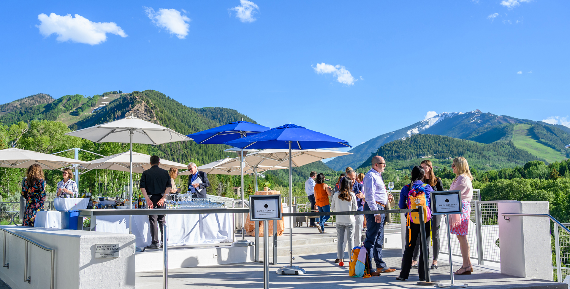 Patio Overlooking Rocky Mountains