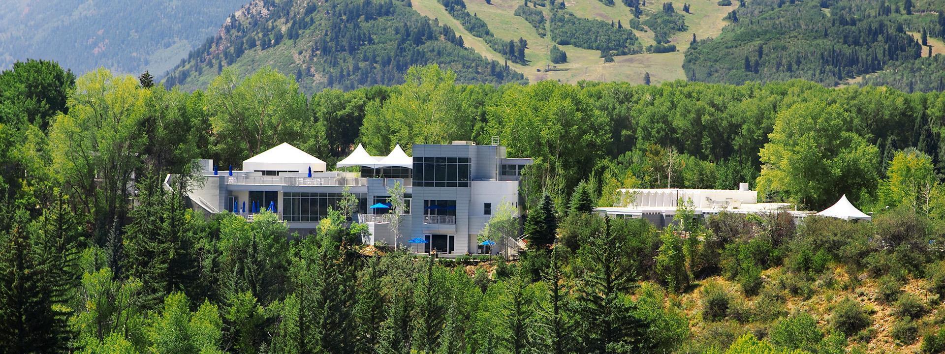 Aerial view of Aspen Meadows